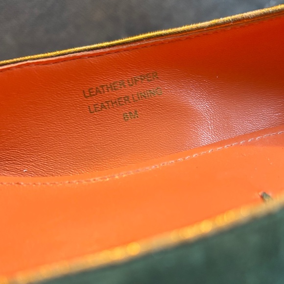 Via Spiga Green Suede Loafers - Picture 2 of 9